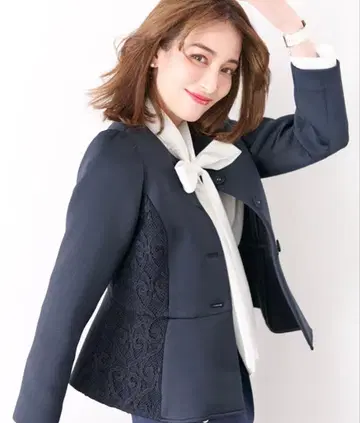 체스티 본딩 자켓 네이비