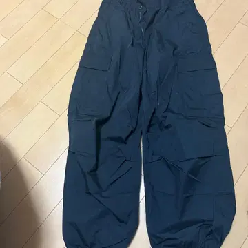 블랙 카고 팬츠