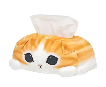 mofusand 봉제 인형 티슈 커버 (브라운 시마 얼굴 업)