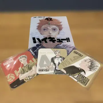 하이큐!! 코스터 3장 세트 A5 클리어 파일 보쿠토 코타로 히나타 쇼요