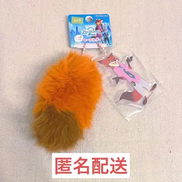 디즈니 주토피아 2 닉 꼬리 달린 키링