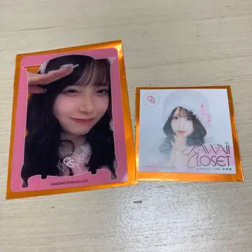 KAWAII LAB. 의상전 사쿠라바 하루카 카드, 스티커