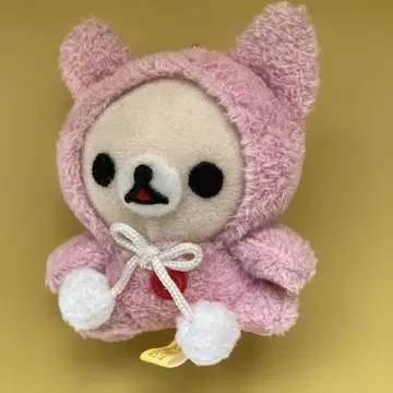 후드 부착 봉제 인형 키링