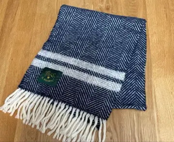 울 머플러 스톨 네이비