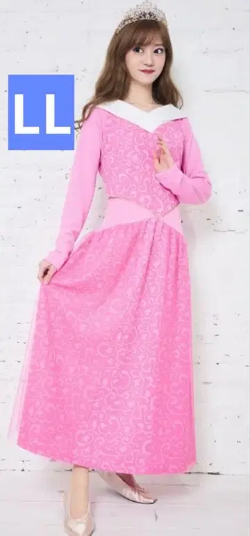 시마무라 치하루 오로라 공주 잠자는 숲속의 미녀 성 룸 원피스 룸웨어