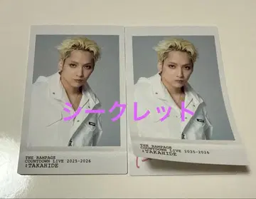 스즈키 타카히데 시크릿 스티커 카드