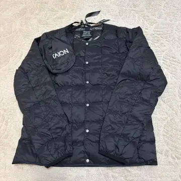 타이온 베이직 크루넥 버튼 이너 다운 자켓 남성용 M