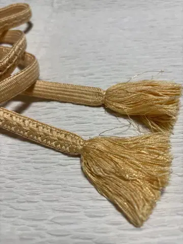 개성 있는 허리띠 2개 세트 순수 실크 금실