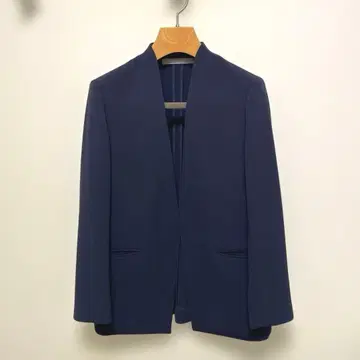 띠어리 럭스 노카라 자켓 38