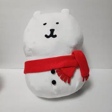 나가노 캐릭터즈 연말 BIG 봉제 인형 눈사람 택 포함 새상품