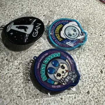 SPACE GURBOW 자수 패치 3장 세트