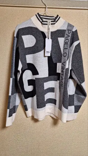 택 포함 미사용 새상품 파제로 스웨터