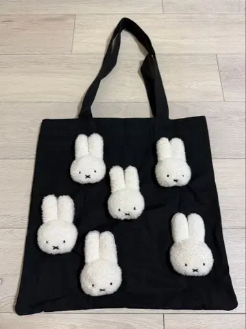 merry jenny 복슬복슬 miffy 토트백 (블랙)
