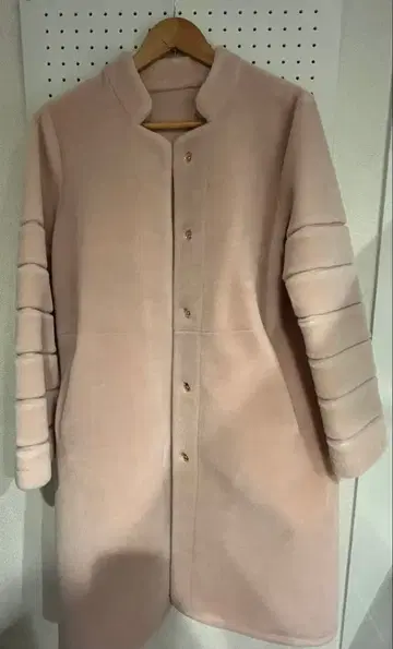 BIRTHDAY BASH 벌스데이 바쉬 핑크 보아 코트 L 사이즈