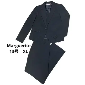 Marguerite 블랙 포멀 팬츠 수트 13호 XL 빅 사이즈