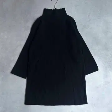 파비아나 필리피 니트 튜닉 하이넥 캐시미어 혼방 실크 혼방 블랙