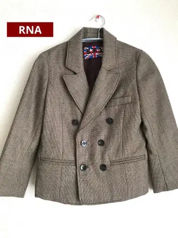 RNA 트래디셔널 체크 크롭 자켓 M