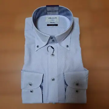 미사용 새상품 오리히카 ORIHIRO 긴팔 와이셔츠 버튼다운 39-84