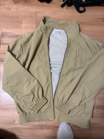 Champion 베이지 집업 자켓 M