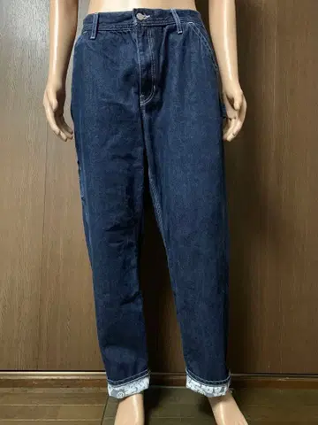 [ 구제 의류 ] XLARGE 데님 페인터 팬츠 안쪽 올 로고 무늬