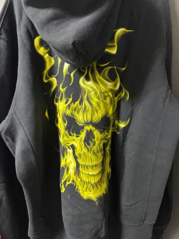 HERON PRESTON 스컬 그래픽 후드티