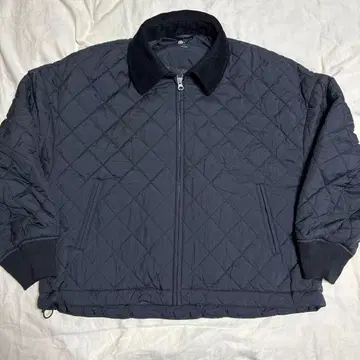 유니클로C 퍼프 테크 블루종 블랙 사이즈 S