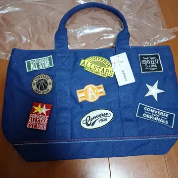 네이비 CONVERSE 토트백