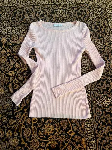 TEN x RON HERMAN 리브 편직 긴팔 상의