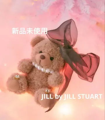 새상품 질 바이 질 스튜어트 베어 참 베이지 키링 크리스마스