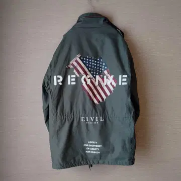 시빌 레짐 M-65 필드 자켓 미국 국기