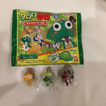 개구리 중사 케로로 마스코트 & 구미입니다 3종류