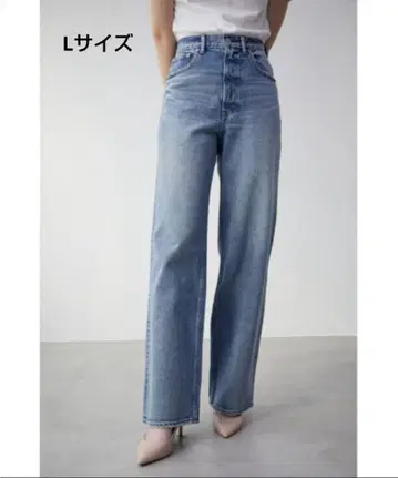 AZUL BY MOUSSY 하이웨스트 데님 IV 블루 L 사이즈