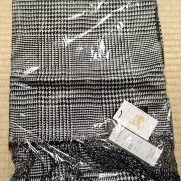 캐시미어 혼방 체크 무늬 머플러 프리 사이즈