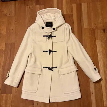 23구 더플 코트 화이트 38 이탈리아제 새상품급