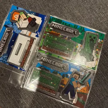 Minecraft 아크릴 스탠드 3개 세트