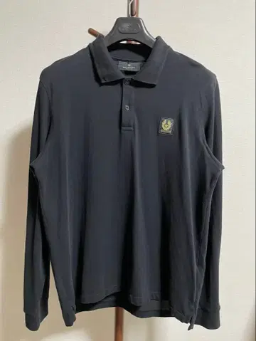 BELSTAFF 남성용 긴팔 피케 셔츠