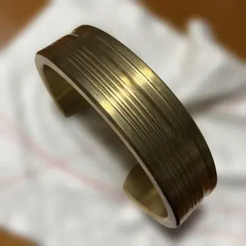놋쇠 스트라이프 뱅글 핸드메이드