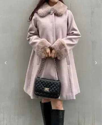 퍼 탈부착 A라인 코트