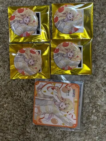 오토노세 카나 극락탕 캔 배지 코스터