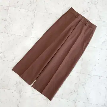 새상품급 BEAMS BOY 빔즈 보이 와이드 팬츠 브라운 1