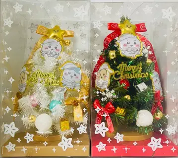 [ 새상품 미사용 ] 치이카와 (먼작귀) 크리스마스 트리 전 2종 세트