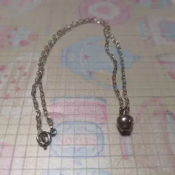 실버 925 사과 펜던트 목걸이