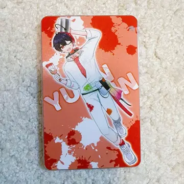 컬러풀 피치 유안군 슬라이드 카드 케이스