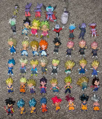 드래곤볼 피규어 세트 약 40개