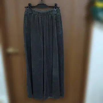 요건 레일 코듀로이 와이드 팬츠