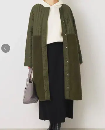 충전솜 퀼트 도킹 코트 M (Dessin)