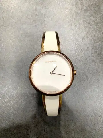 CALVIN KLEIN 쿼츠 손목시계 화이트