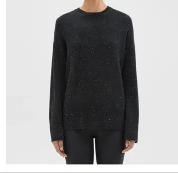 Theory 캐시미어 혼방 그레이 니트 스웨터 S