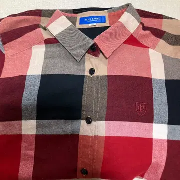 BLUE LABEL CRESTBRIDGE 긴팔 셔츠 체크 무늬