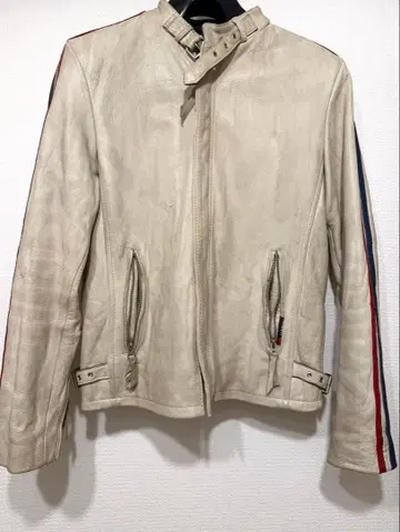 Schott 클래식 레이서 에이징 가공 싱글 라이더 (사이즈 S)